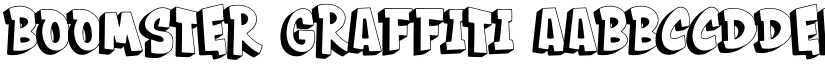 BOOMSTER Graffiti font
