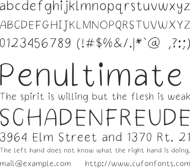 Crystal Wave font preview
