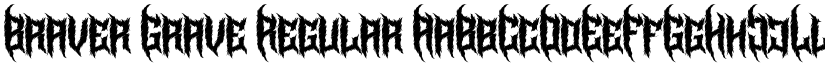 Braver Grave Regular font