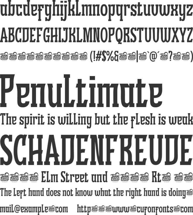 MASHOK trial font preview