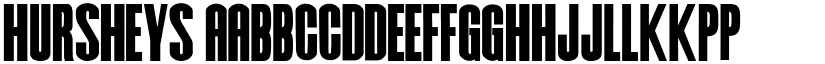 Hursheys font