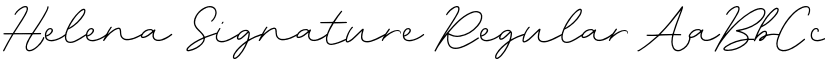 Helena Signature font download