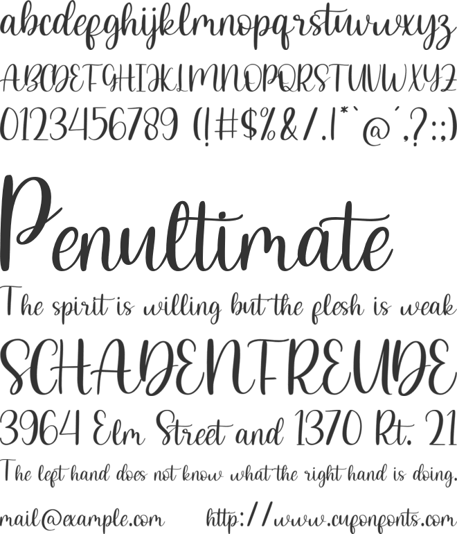 Marcel Merlina font preview