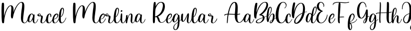 Marcel Merlina Regular font