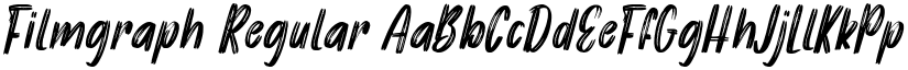 Filmgraph Regular font