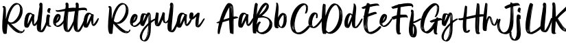 Ralietta font download