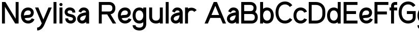 Neylisa Regular font