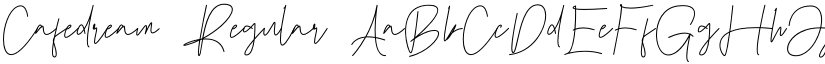 Cafedream font download