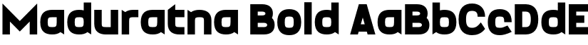 Maduratna Bold font