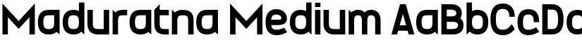 Maduratna Medium font