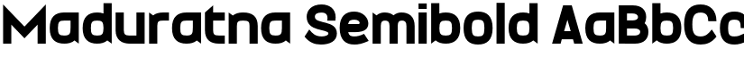 Maduratna Semibold font