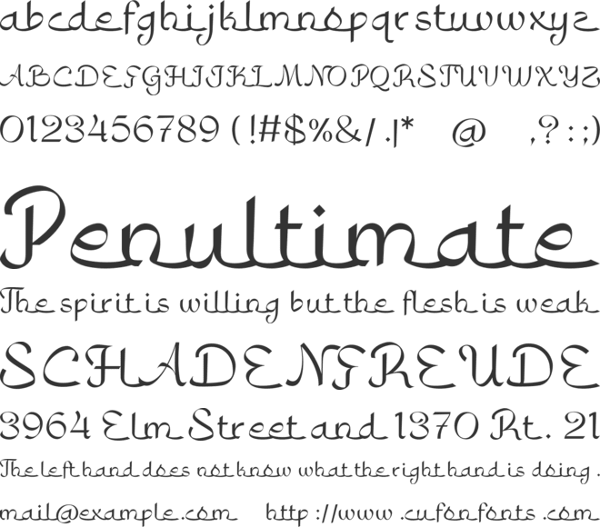 Bahlull free version font preview