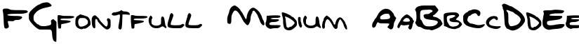FGfontfull Medium font