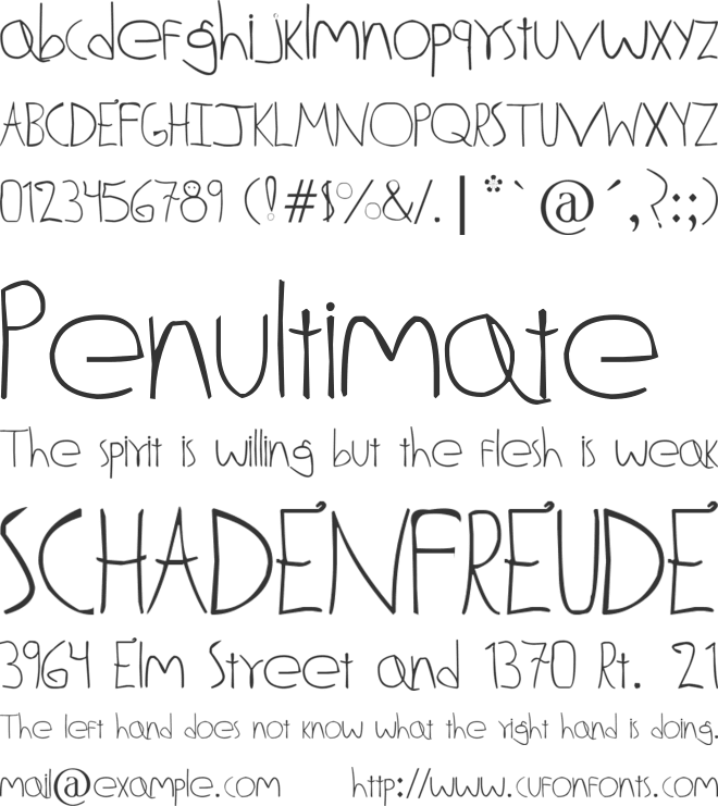 Aldo Dattoli font preview