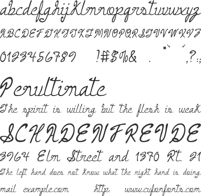 Armand_Extra font preview