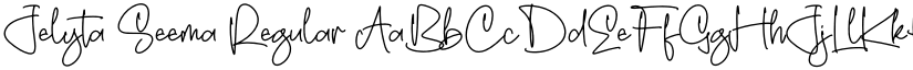 Jelyta Seema Regular font