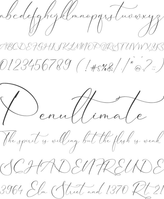 Hilmeraty font preview