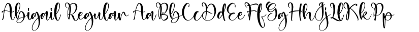 Abigail Regular font
