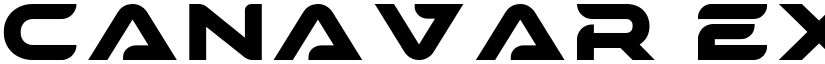 CANAVAR ExtraBold font