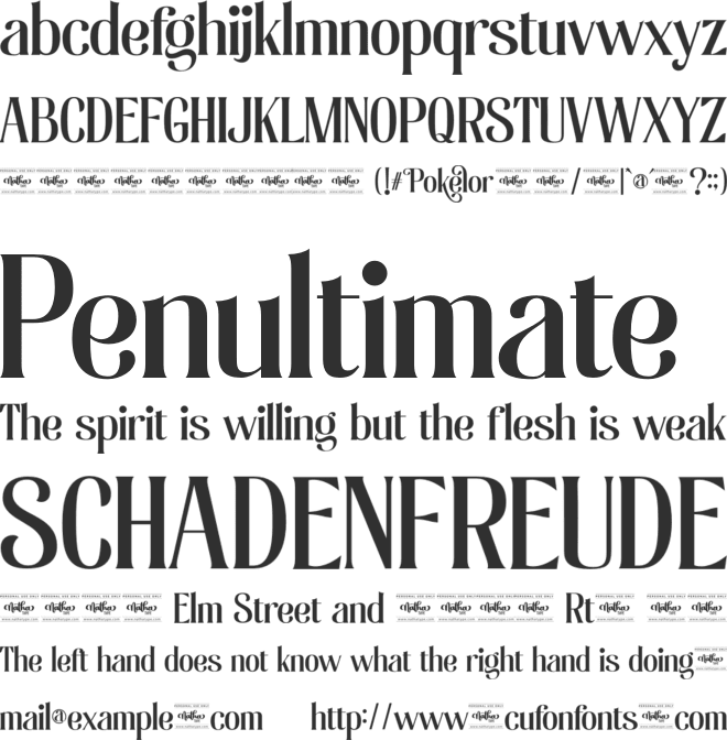 Pokelor Personal Use font preview