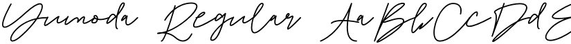 Yumoda Regular font