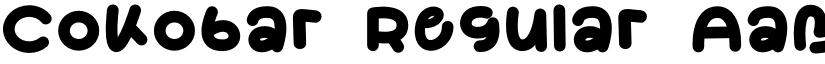 Cokobar font download