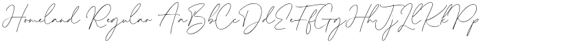 Homeland Regular font