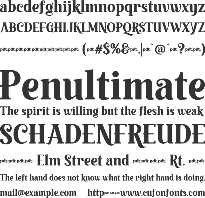 Kestaik font preview