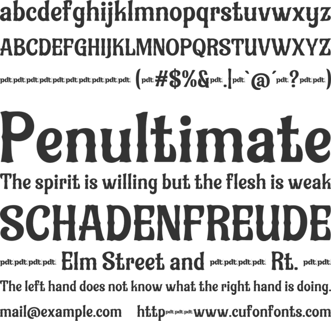 Kelaskintrial font preview