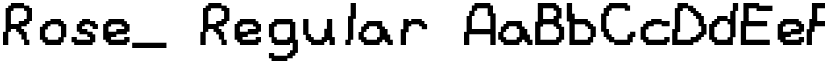 Rose_ Regular font