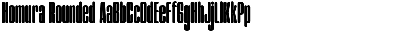 Homura Rounded font
