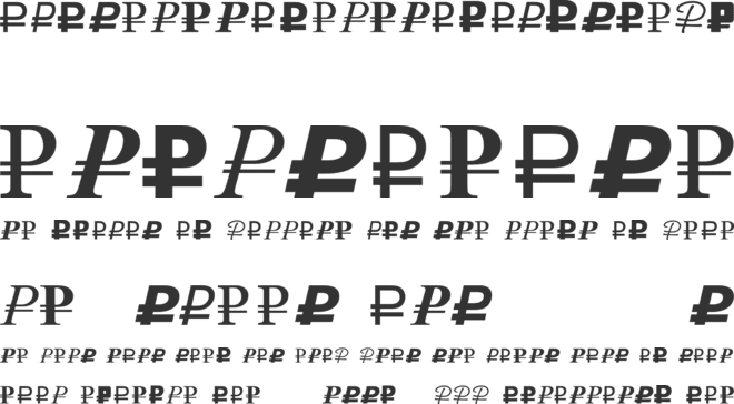 ALS Rubl font preview