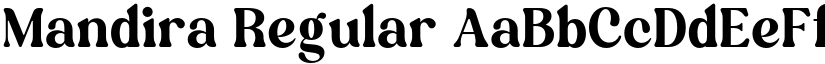 Mandira Regular font