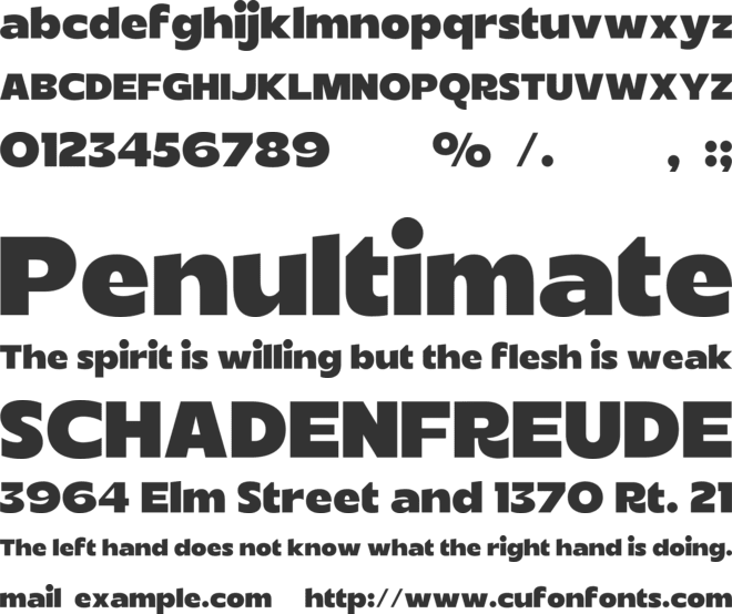 Ragata font preview