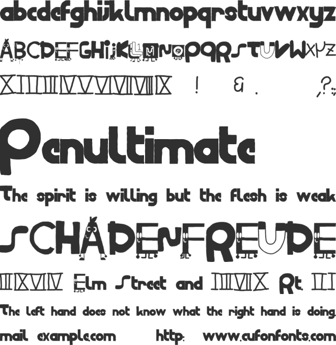 Welcome Sign font preview