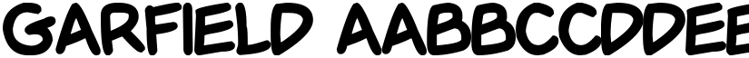 Garfield font