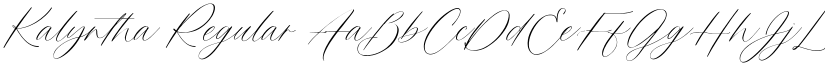 Kalyntha Regular font