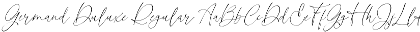 Germand Duluxe Regular font