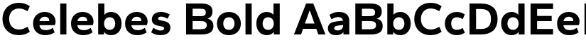 Celebes Bold font
