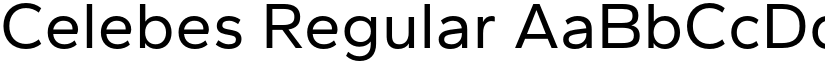 Celebes Regular font