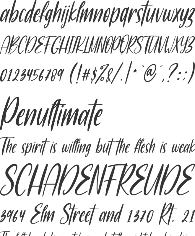 Atomic Kittens font preview