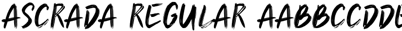 Ascrada font download