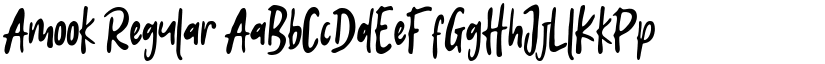Amook Regular font