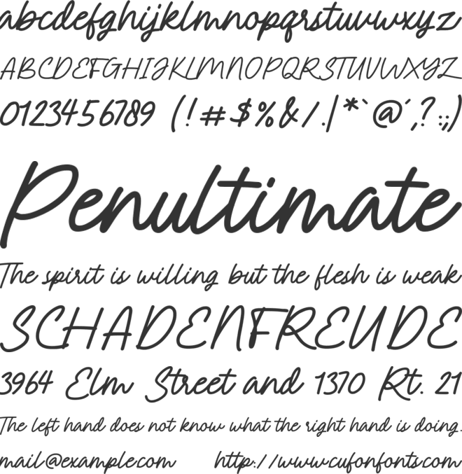 Kashafa font preview