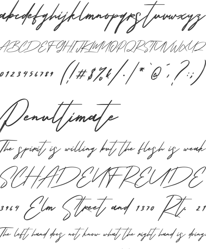 Karlotus font preview