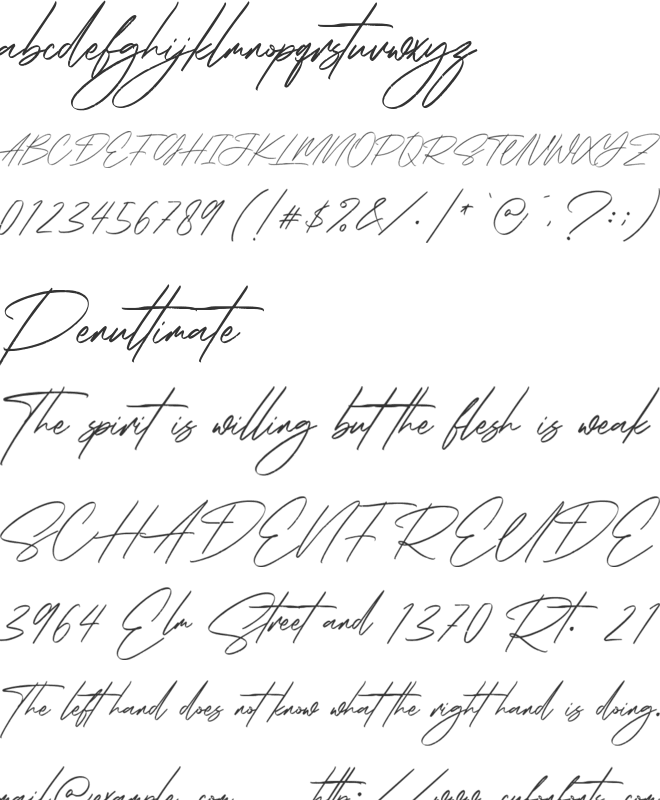 Sweets Holly font preview