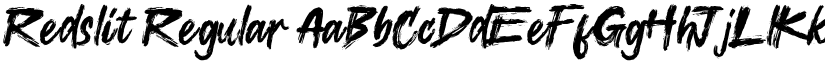 Redslit font download