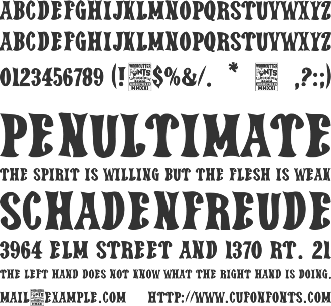 Far Away Home font preview