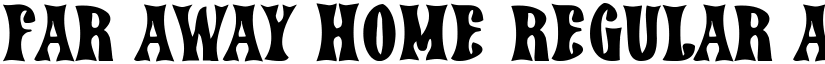 Far Away Home Regular font