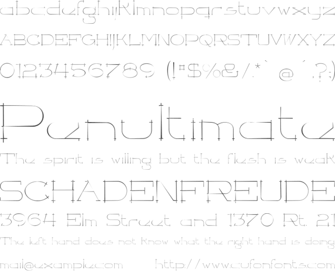 LGF BELTER VINILOS font preview